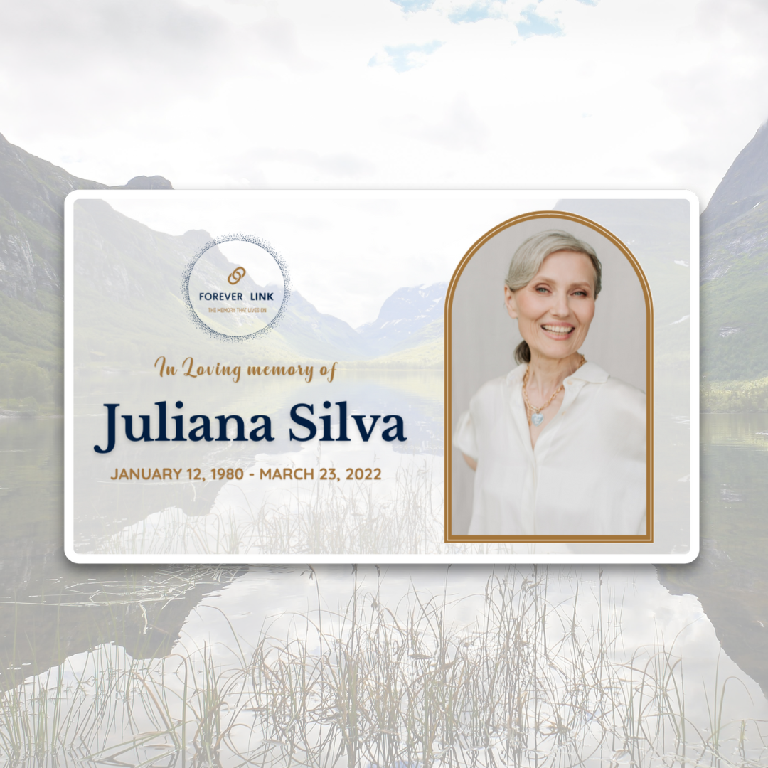 Smart Memorial Card Option 2