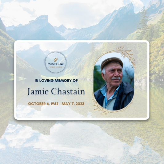 Smart Memorial Card Option 1